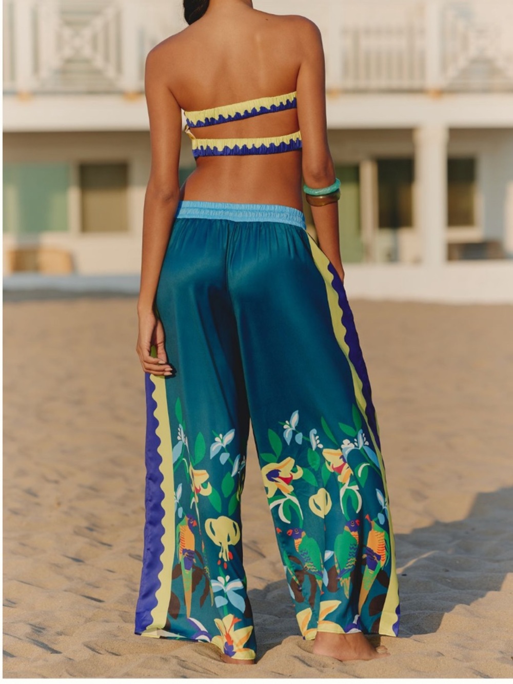 Celandine x Claire Colin Wide-Leg Drawstring Pants - Picture 3 of 8
